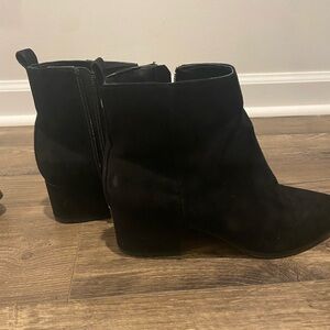 Black ankle boots